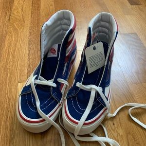 Brand New Red White Vans